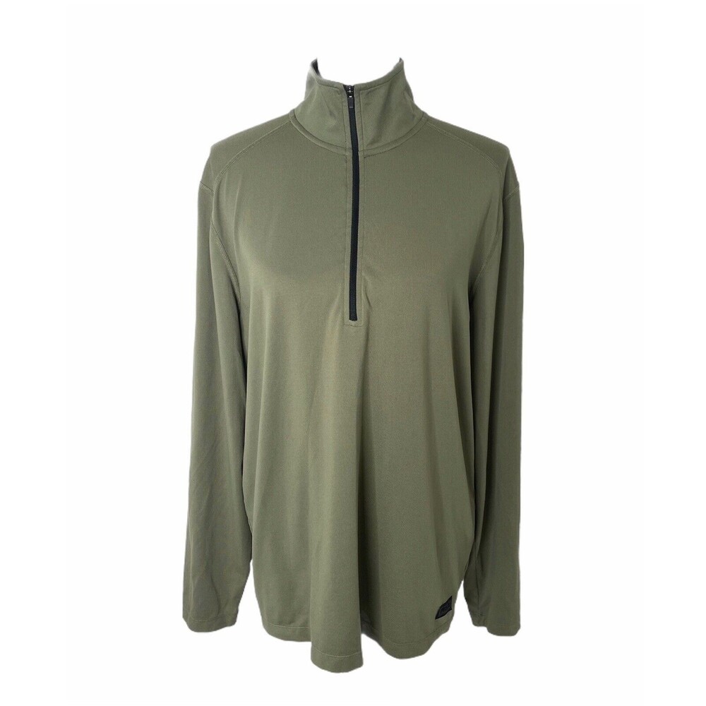 MSX Men’s Shirt Green by Michael Strahan 1/2 Zip Long Sleeve Size Medium